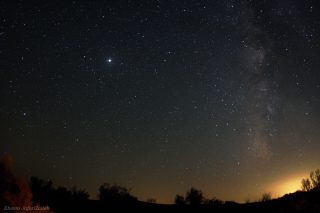 jupiter_milkyway_jafarizadeh (مشتری در راه کنار راه شیری)