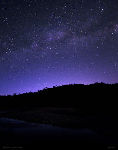 Milky_way_Pano_Sardasht (مثلثی در راه شیری)