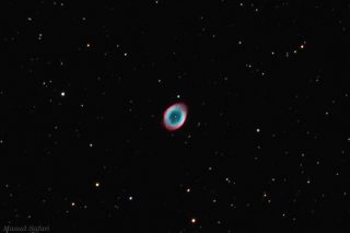 Ring_Nebula_M57_Safari (نمای نزدیک M57)