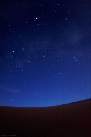 Summer_Triangle_Maranjab (مثلث تابستانی در نور صبحگاهی)