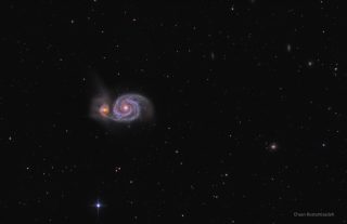 M51_Galaxy_Ehsan_rostamizadeh (نگاهی به M51)