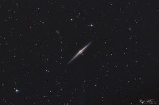 Picture saved with settings embedded. (NGC 4565 کهکشانی در لبه)