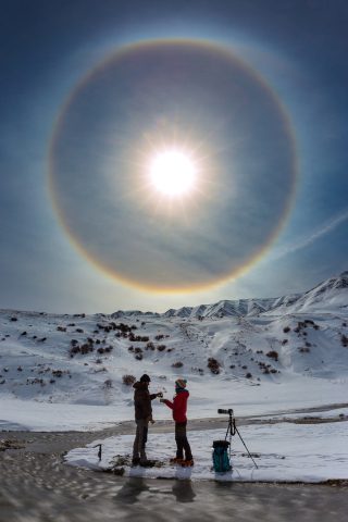 ۲۲-Degree-Halo-Haale-22-Darajeh-Damavand-Parisa-Bajelan (هاله ۲۲ درجه زمستانی)